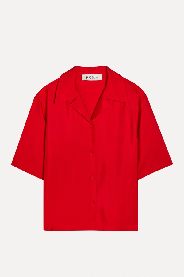 Boxy Silk Shirt from Rohe