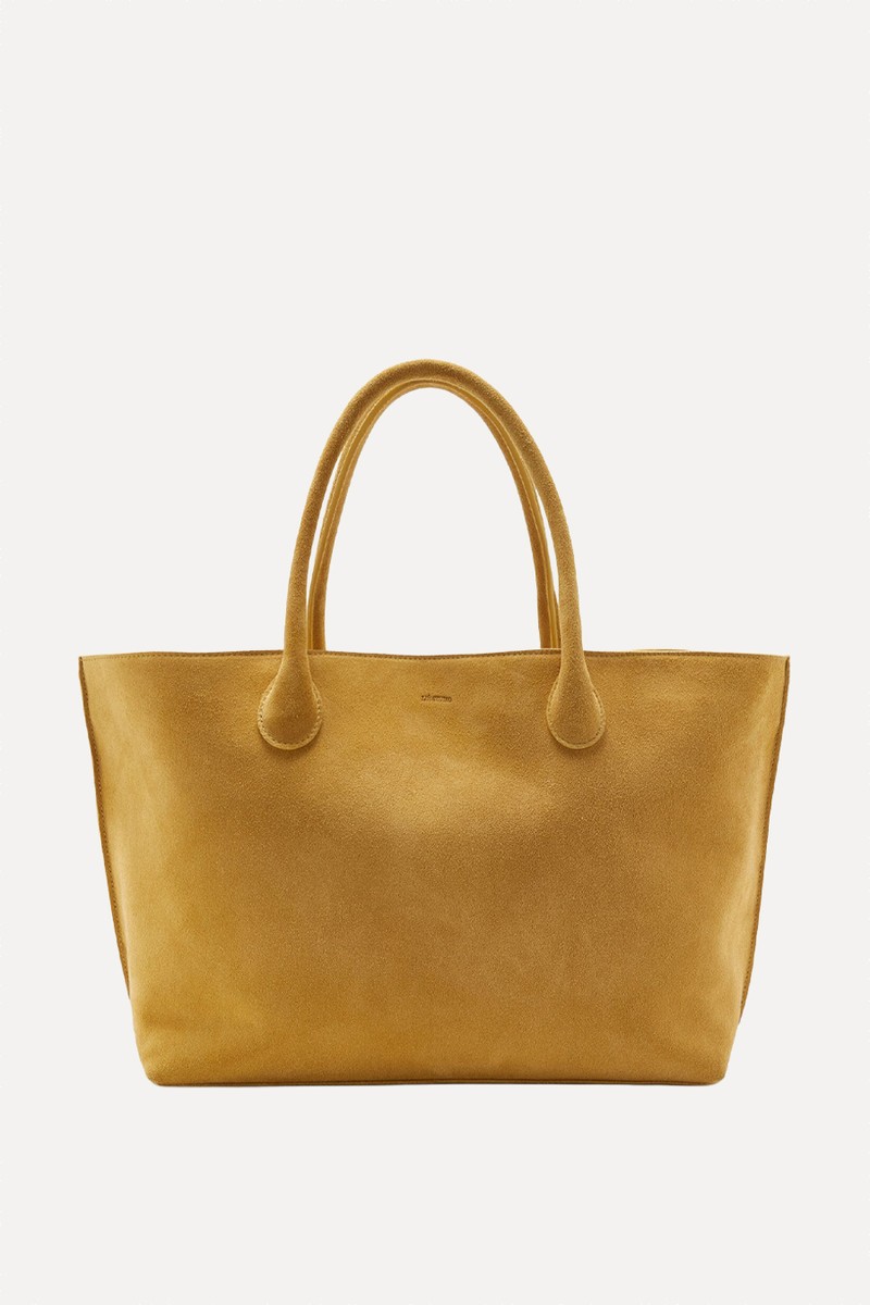 The Grace Suede Tote from Lie Studio