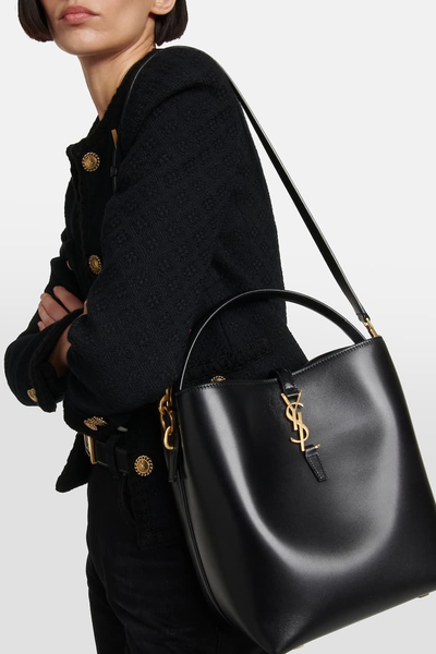 Le 37 Small Leather Bucket Bag from Saint Laurent