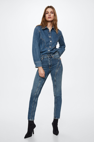 Decorative Seam Jeans