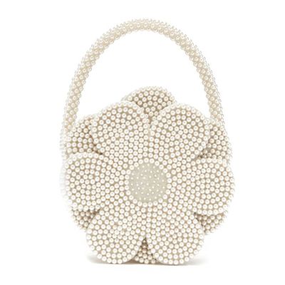 Buttercup Faux Pearl-Embellished Bag from Shrimps