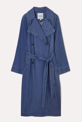 Belted Denim Trench Coat from COS