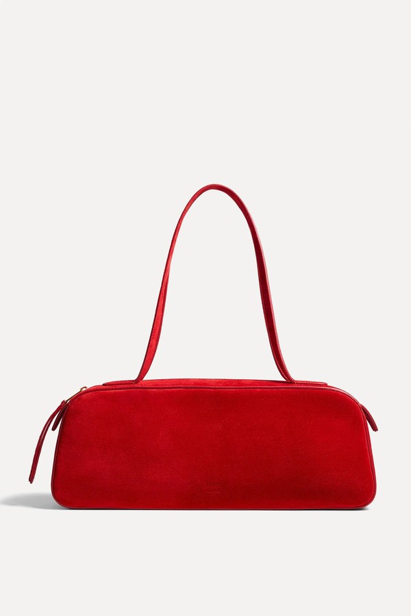Simona Suede Shoulder Bag from Khaite