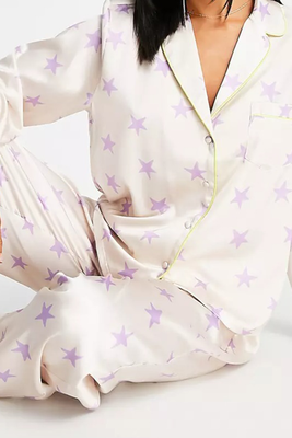 Mix & Match Satin Star Pyjama Trouser from ASOS Design