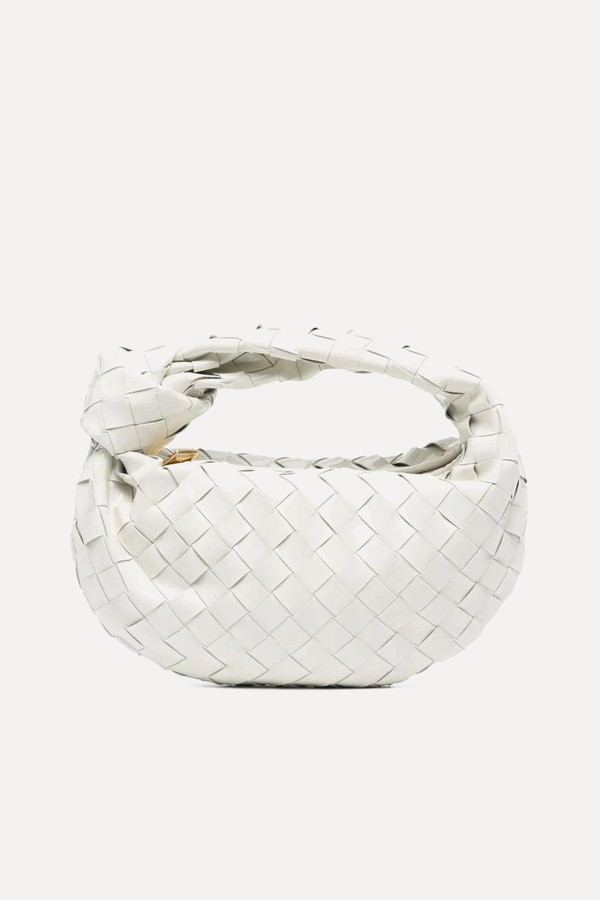 Patent Mini Jodie Intrecciato Bag from Bottega Veneta