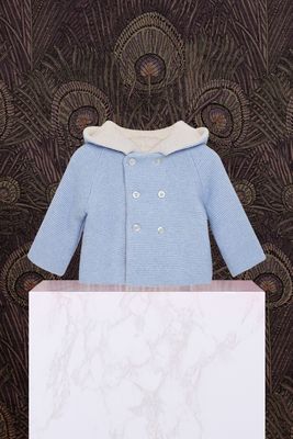 Lapinou Baby Teddy Cashmere Blend Coat from Trotters Lapino