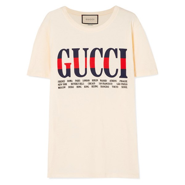 Printed Cotton-Jersey T-Shirt