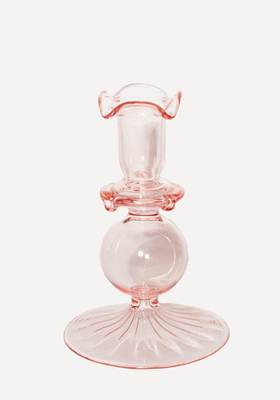 The Dolly Glass Candlestick from Issy Granger X Olive & Co. 