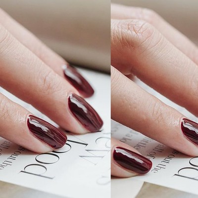 The Most Popular Burgundy Nail Shades 