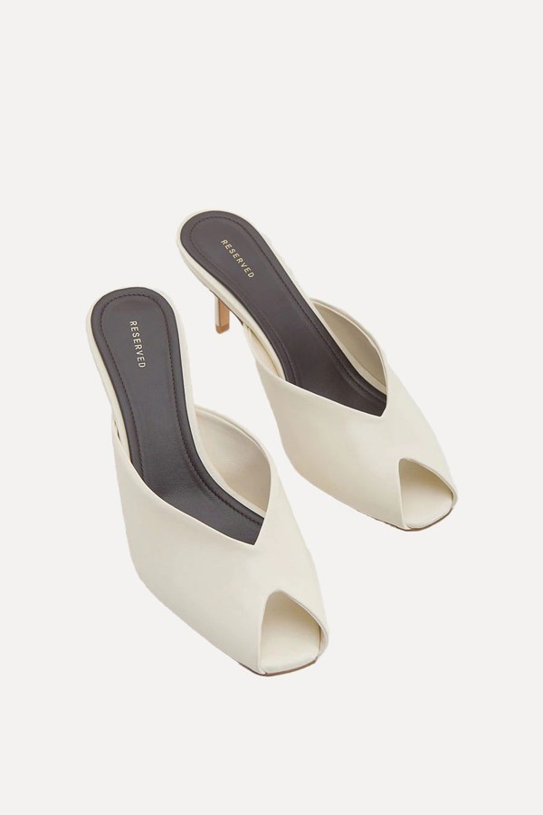 Heeled Mule Sliders from Reserved