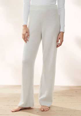 Cashmere Wide-Leg Joggers  from The White Company 