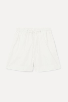 Gathered Drawstring Shorts