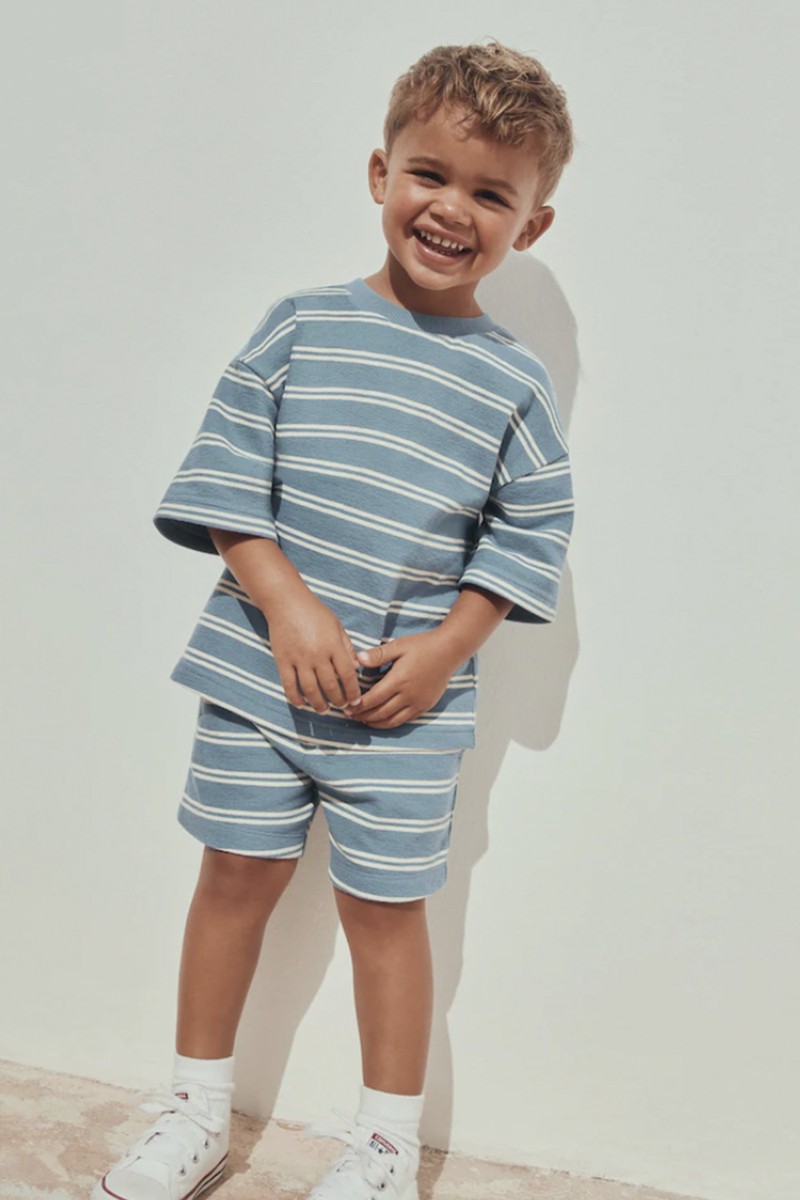 Short Sleeve All Over Print T-Shirt & Shorts-Set from NEXT