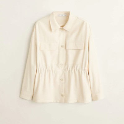 Adjustable Waist Overshirt from Mango