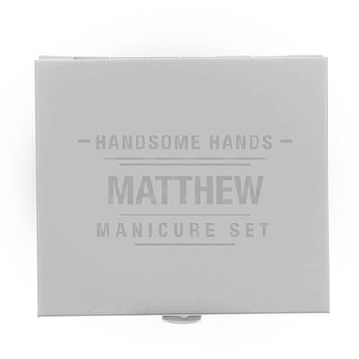 Personalised Handsome Hands Manicure Set from Prezzybox