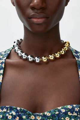Chunky Ball-Chain Necklace 