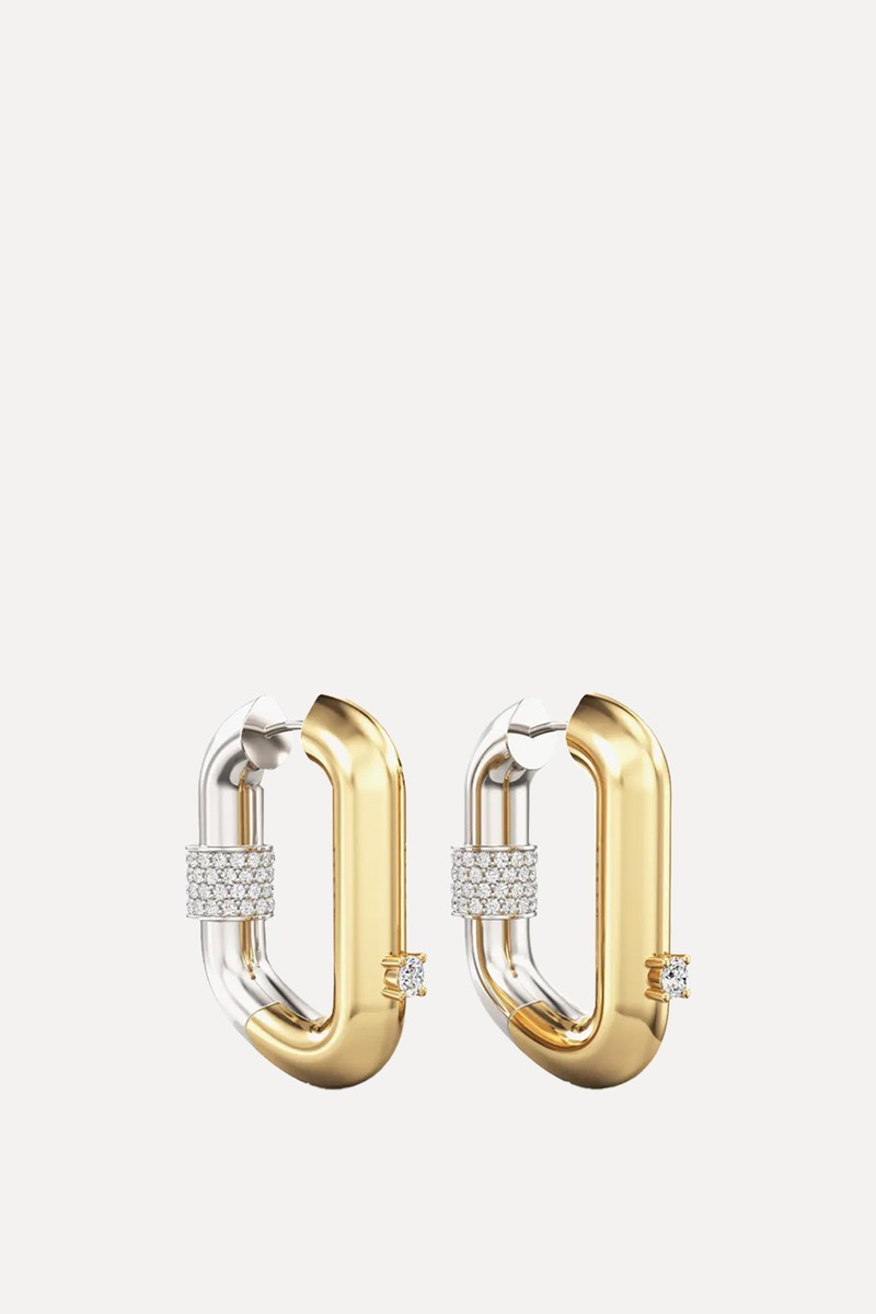 Vice Carabiner Hoop Earrings from Phoria Jewellery