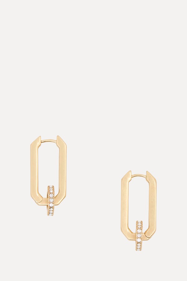 Selene Bolt Hoop Earrings