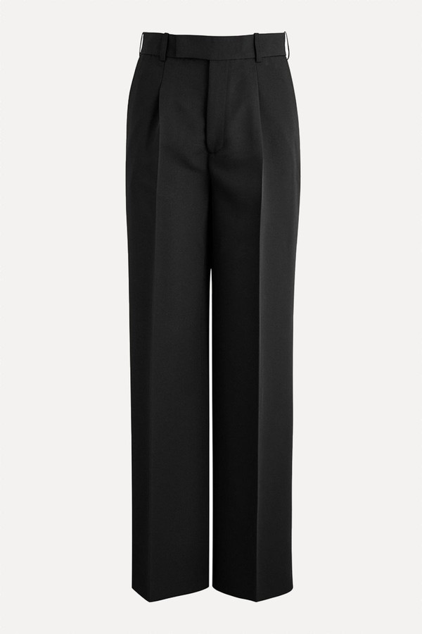 Straight-Leg Twill Trousers from Róhe