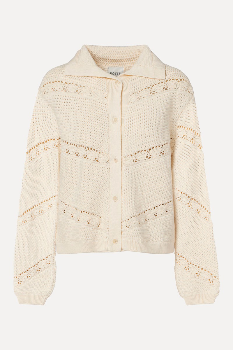 Dylan Crochet Cardigan from Posse