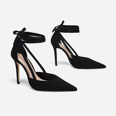 Lace-Up High Heel Shoes from Uterque