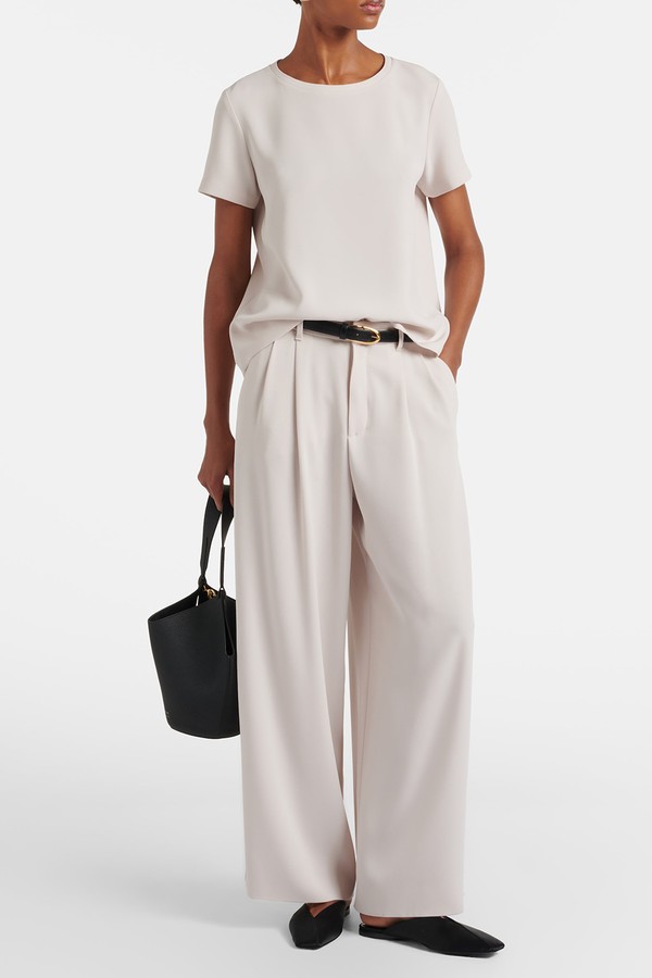 Donata Pleated Wide-Leg Pants from Max Mara