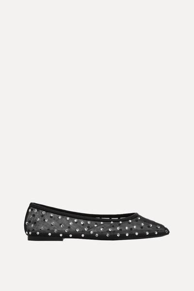 Rhinestone Ballerinas  from Mango