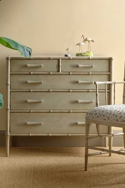 Faux Bamboo Chest Of Drawers from Chelsea Textiles