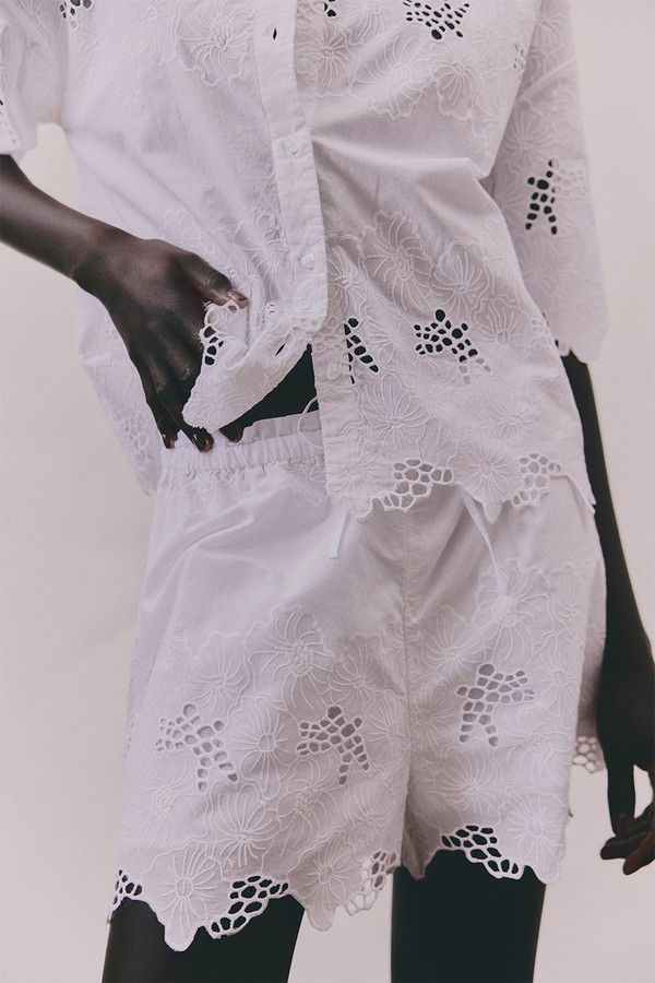 Broderie Anglaise Shorts from H&M
