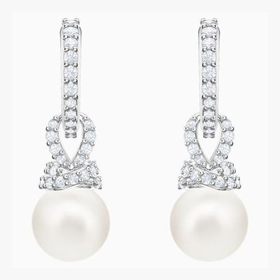 Originally Silver Pearl Earrings from Swarovski