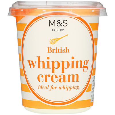 British Whipping Cream from M&S