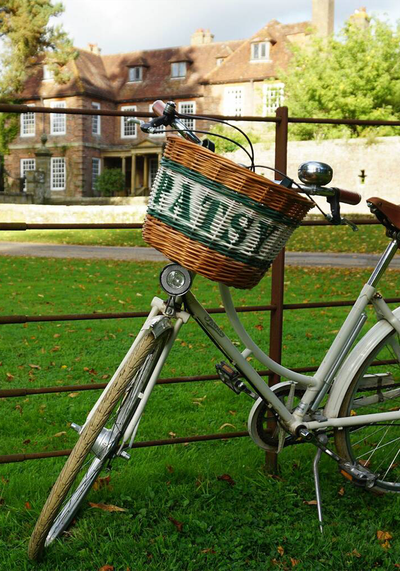 Personalised Wicker Bicycle Basket from Hill & Ellis 