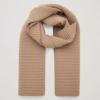 Pleated-Knit Scarf from Cos