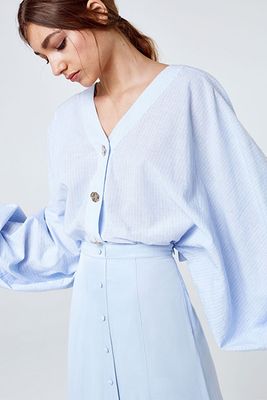 Shirt With Batwing Sleeves from Uterqüe