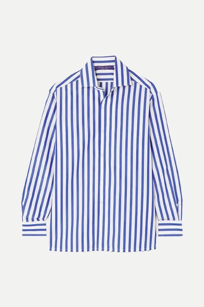 Capri Relaxed Fit Striped Cotton Shirt from Ralph Lauren