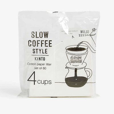 Slow Coffee Style 60 Cotton Paper Filter 4 cups from Kinto