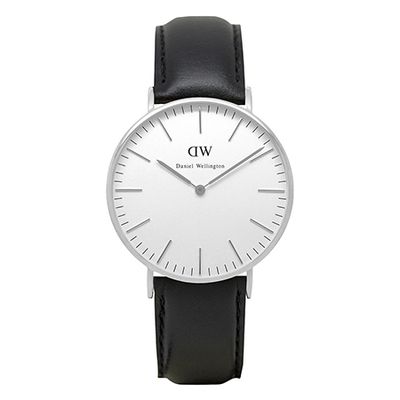 Vintage Leather Strap Watch from Daniel Wellington