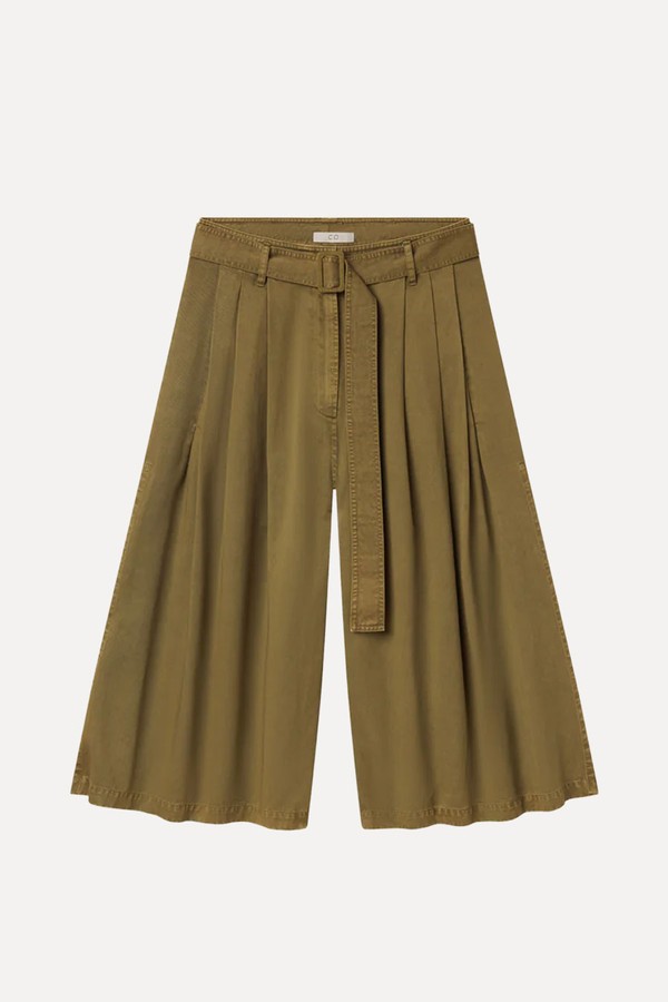 CO Garment Dye Pleated Culottes from the frankie shop
