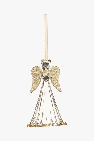 Winter Fairytale Transparent Angel Bauble