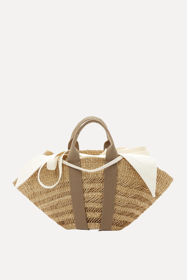 Sophie Lace Linen Bag from MUUÑ