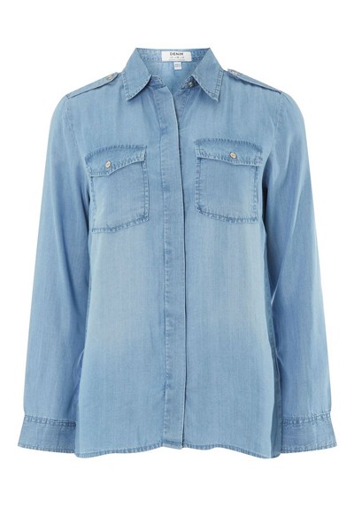 Button Denim Shirt