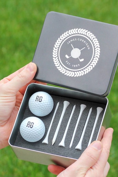 Personalised Golf Set With Golf Balls And Tees