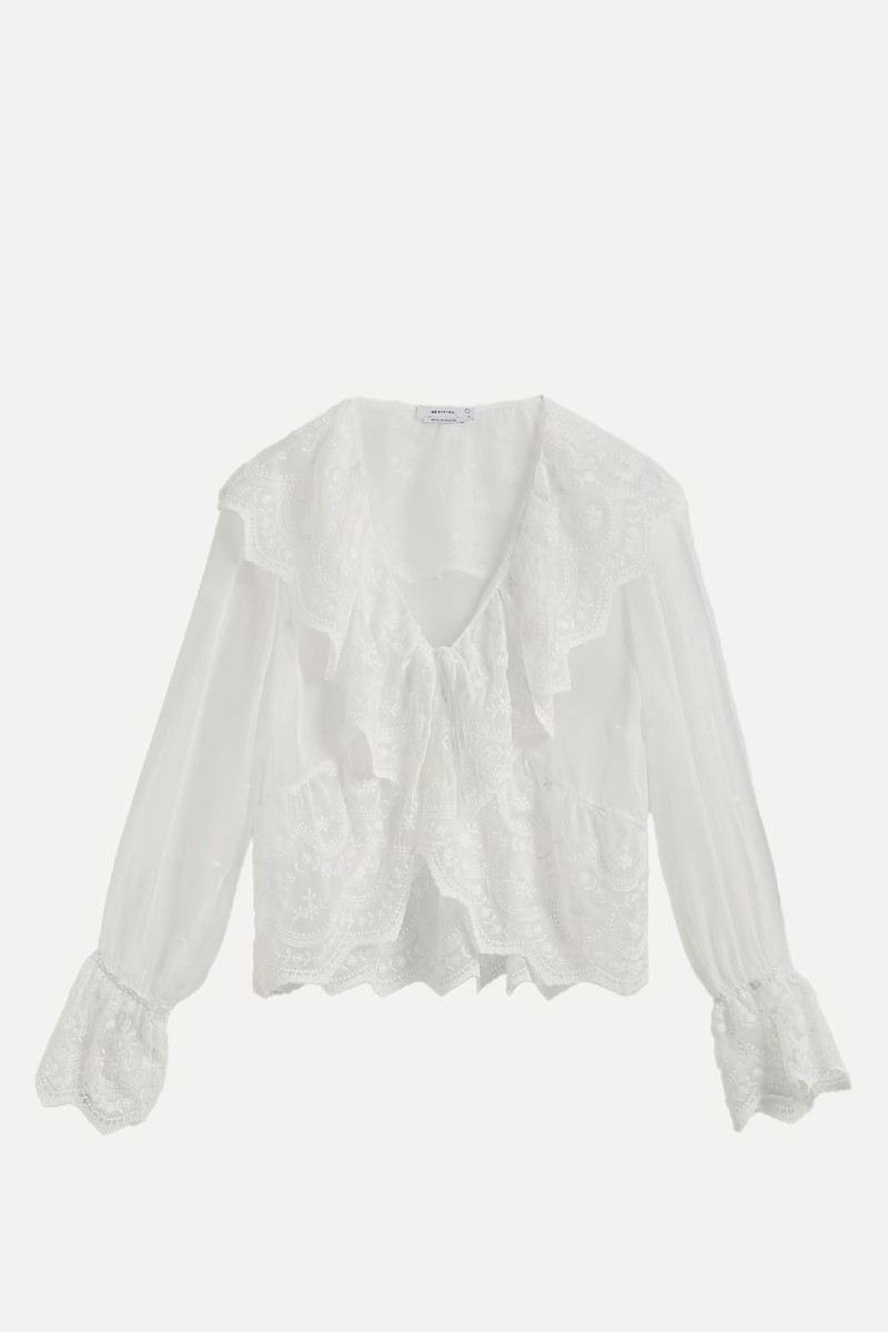 Ruffle Hem Blouse from Reserved