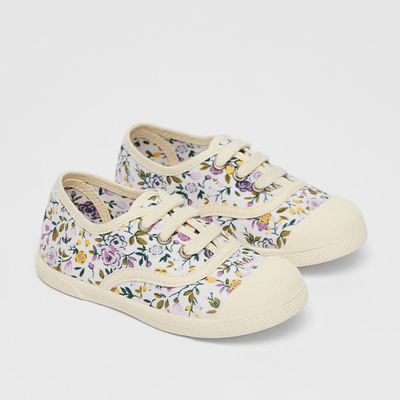 Floral Plimsolls