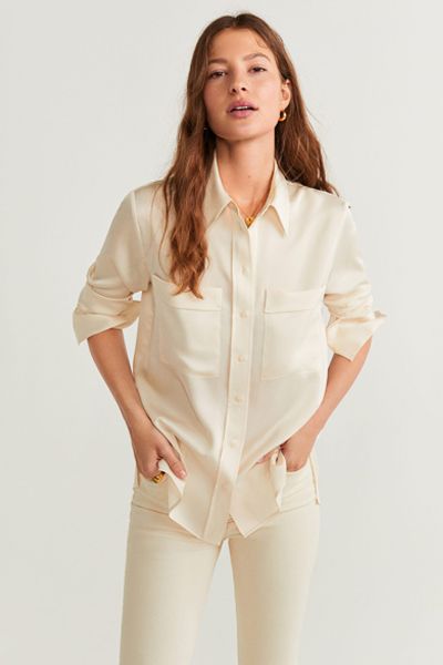 Satin Shirt from Mango 