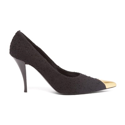 Viper Point-Toe Bouclé-Tweed Pumps from Saint Laurent 