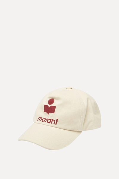 Tyron Logo-Embroidered Canvas Baseball Cap from Isabel Marant