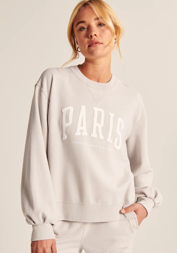 Boyfriend Logo Crew Sweatshirt
