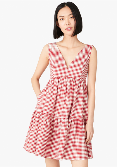 Lava Falls Mini Gingham Vineyard Dress