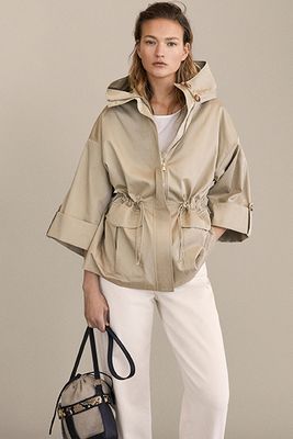 Cotton Hooded Parka from Massimo Dutti